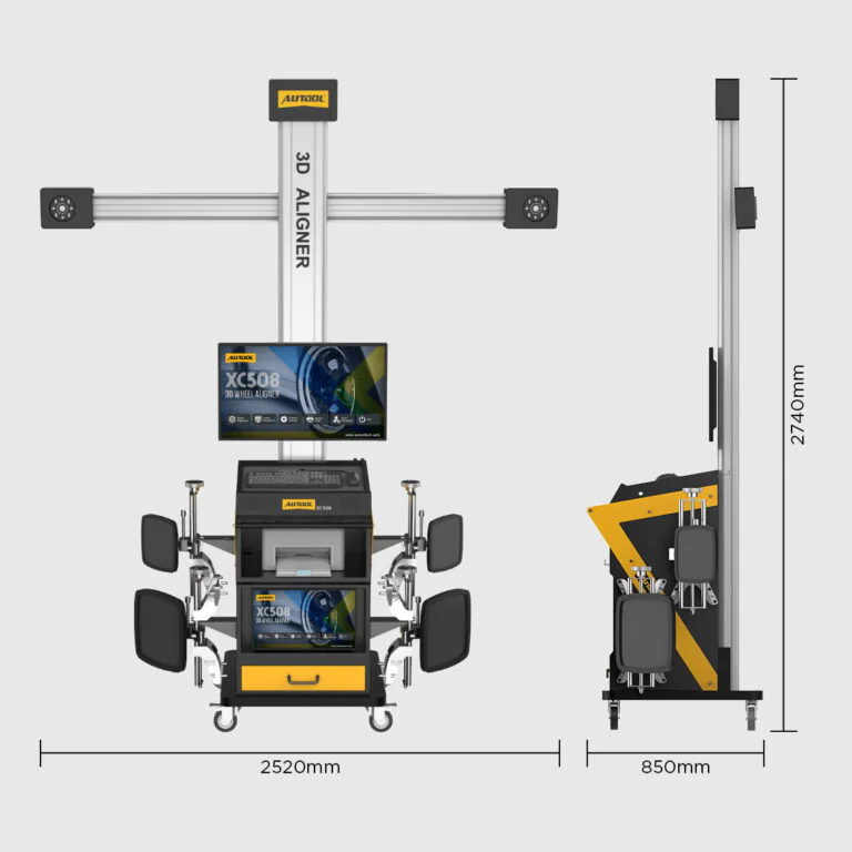 AUTOOL XC508 3D Wheel Alignment Machine with 5 MP Auto-Tracking Cameras