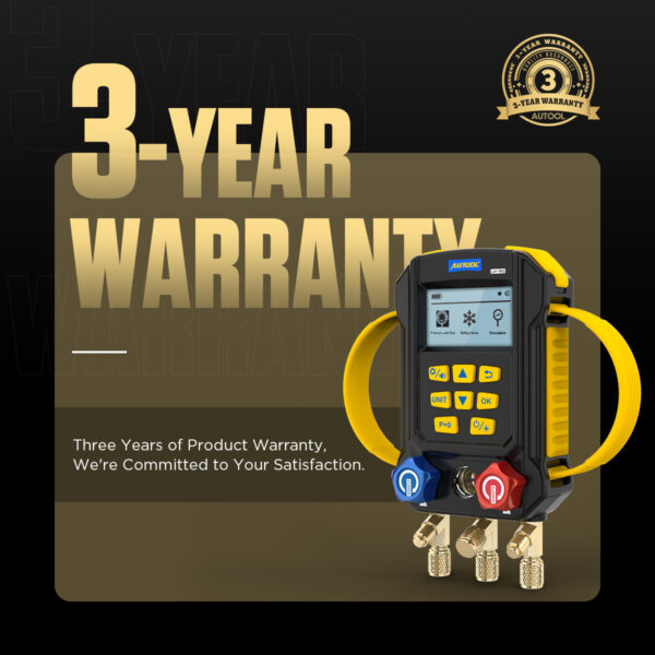 AUTOOL LM160 Refrigerant Leak Detector Digital Manifold Gauges