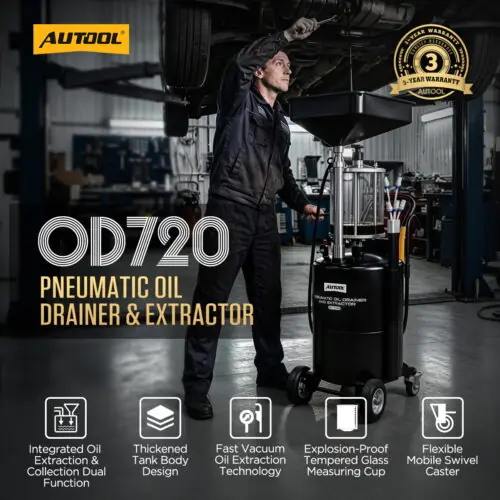 AUTOOL OD760 Engine Oil Extractor With pneumatic