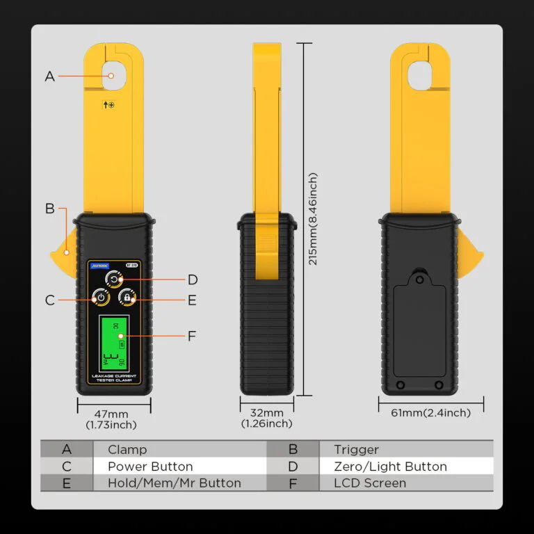 AUTOOL BT270 Clamp On Amp Meter