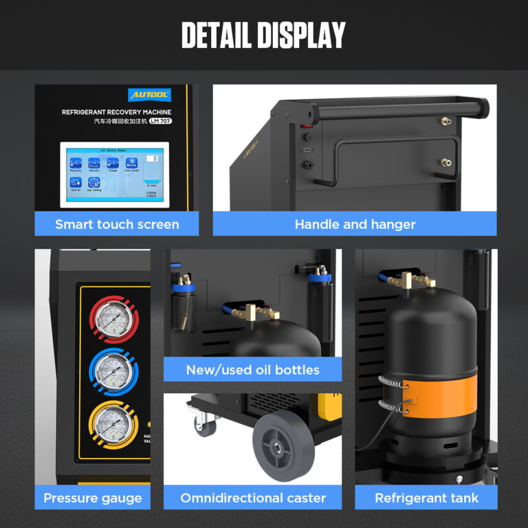 AUTOOL LM707 Refrigerant Recovery Machine