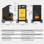 AUTOOL LM707 Refrigerant Recovery Machine