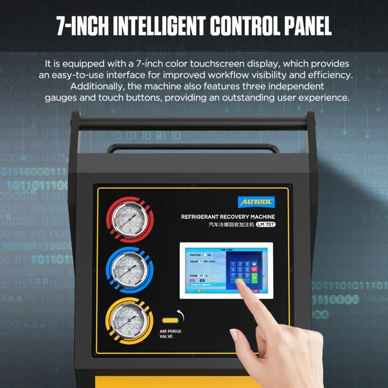 AUTOOL LM707 Refrigerant Recovery Machine
