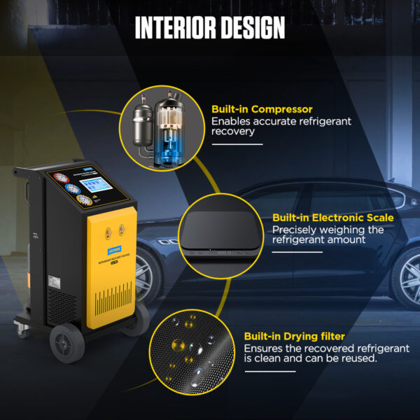 AUTOOL LM707 Refrigerant Recovery Machine