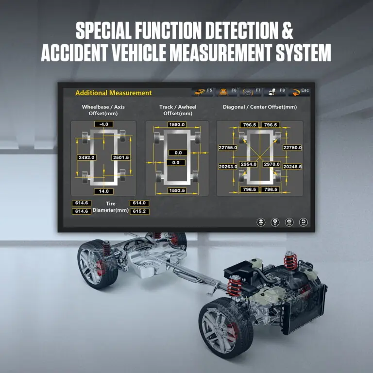 AUTOOL XC508 3D Wheel Alignment Machine with 5 MP Auto-Tracking Cameras
