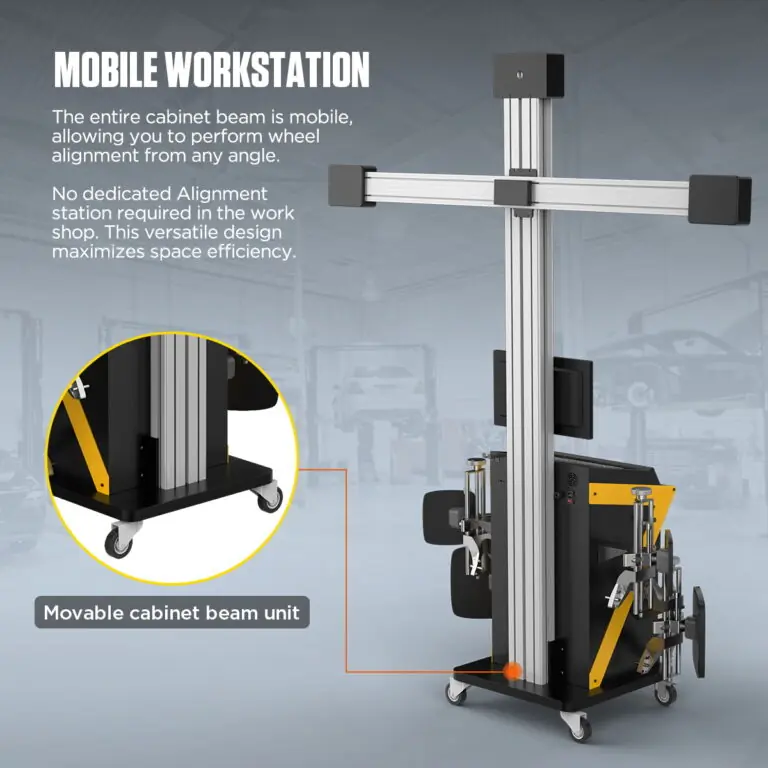AUTOOL XC508 3D Wheel Alignment Machine with 5 MP Auto-Tracking Cameras