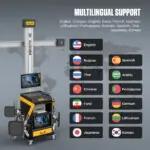 AUTOOL XC508 3D Wheel Alignment Machine with 5 MP Auto-Tracking Cameras