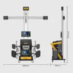 AUTOOL XC508 3D Wheel Alignment Machine with 5 MP Auto-Tracking Cameras