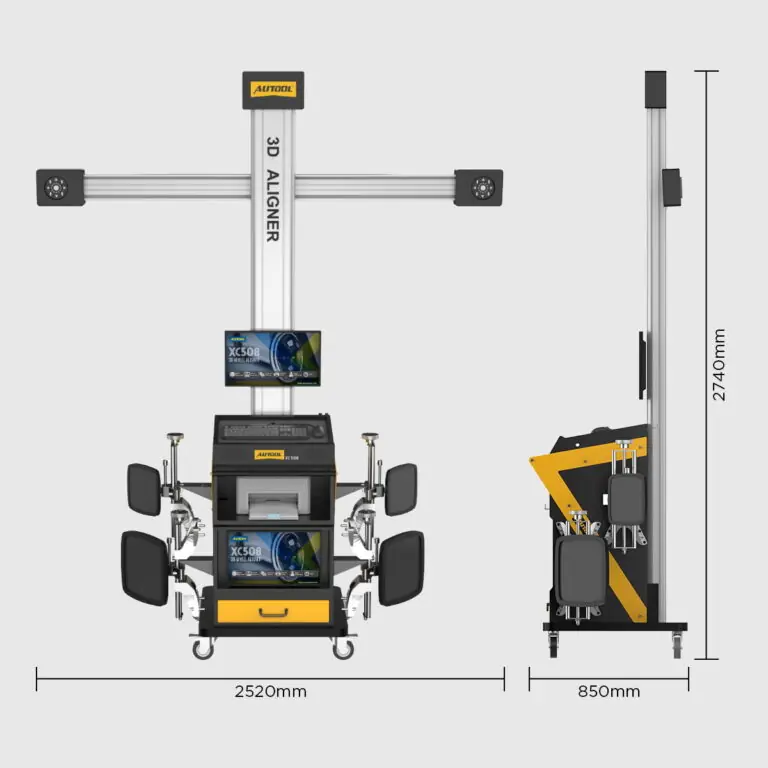 AUTOOL XC508 3D Wheel Alignment Machine with 5 MP Auto-Tracking Cameras