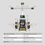 AUTOOL XC508 3D Wheel Alignment Machine with 5 MP Auto-Tracking Cameras