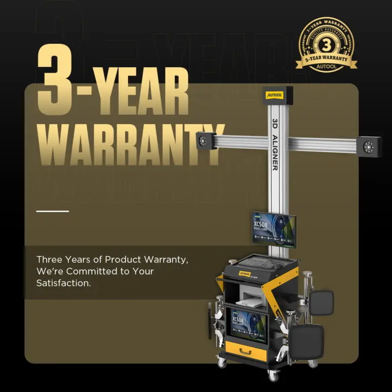 AUTOOL XC508 3D Wheel Alignment Machine with 5 MP Auto-Tracking Cameras