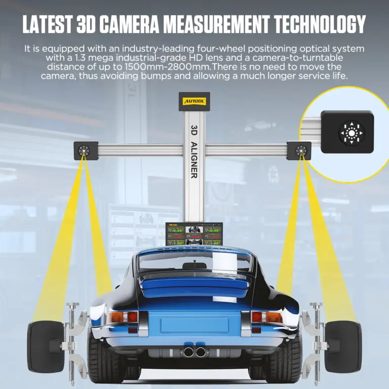AUTOOL XC508 3D Wheel Alignment Machine with 5 MP Auto-Tracking Cameras