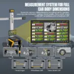 AUTOOL XC508 3D Wheel Alignment Machine with 5 MP Auto-Tracking Cameras