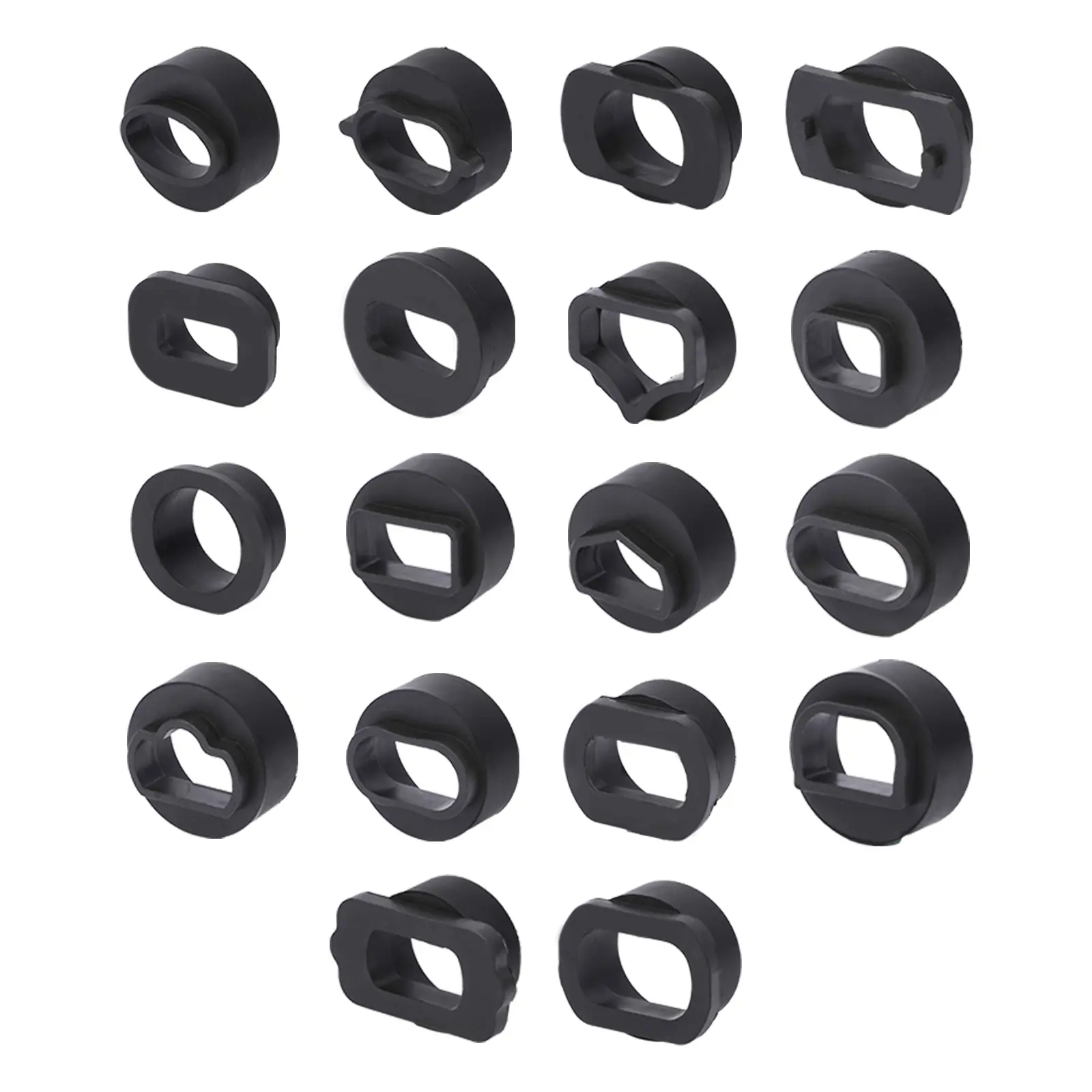 AUTOOL HTS558 18-Piece Walnut Blaster Intake Adapter Set
