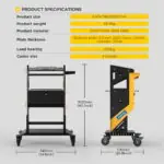 AUTOOL T23 Rolling Diagnostic Tool Cart