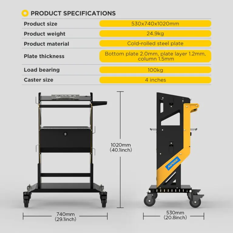 AUTOOL T23 Rolling Diagnostic Tool Cart