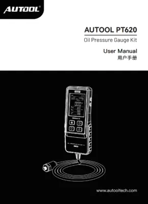 AUTOOL PT620 Multilingual Manual