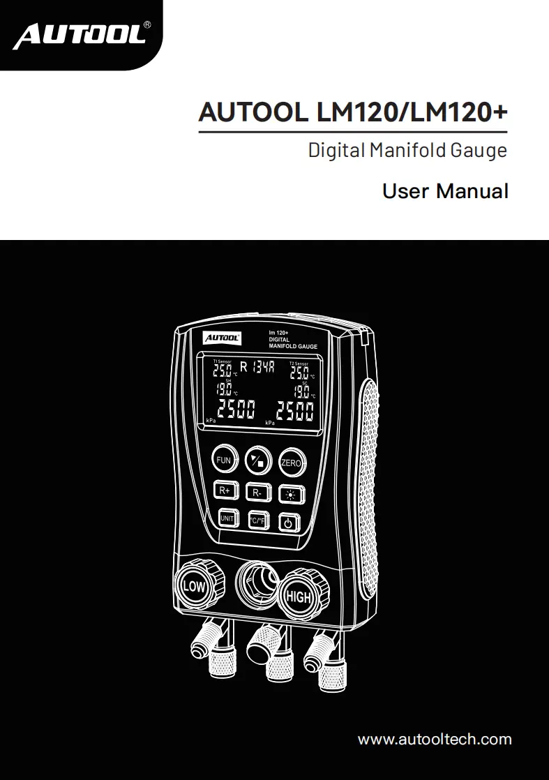 AUTOOL LM120 / LM120+ Manual PDF preview