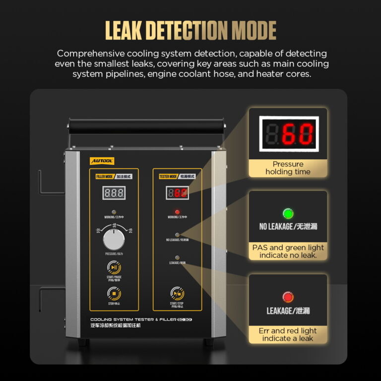 AUTOOL SC301 Automotive Coolant Leak Detector and Filler