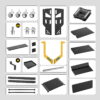 AUTOOL 48PCS Test Lead Kit Banana