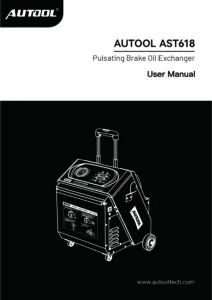 AUTOOL AST618 user manual cover