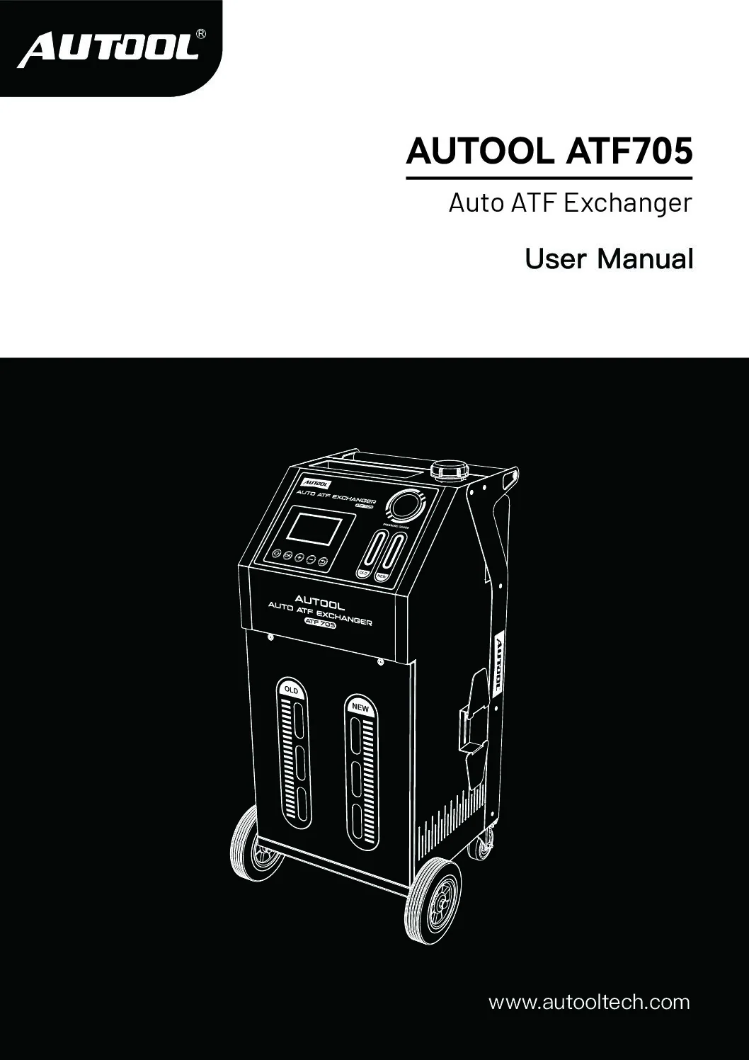 AUTOOL ATF705 user manual cover