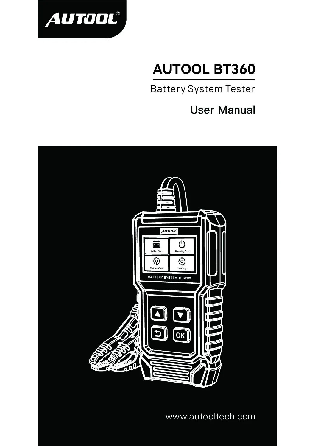 AUTOOL BT360 user manual cover