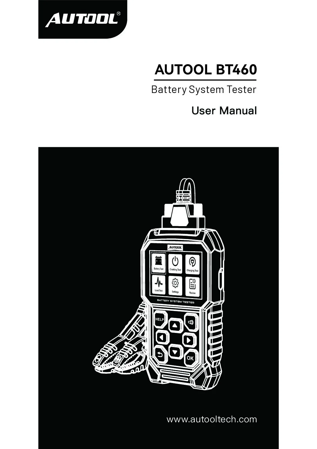 AUTOOL BT460 user manual cover