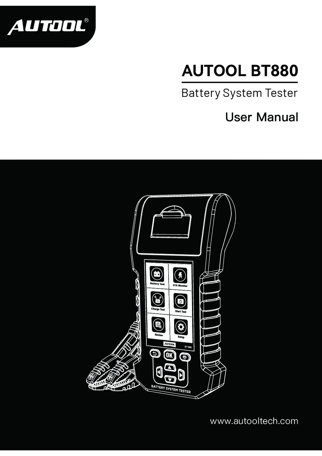 AUTOOL BT880 使用手冊封面