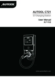 AUTOOL C721 user manual cover