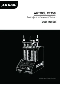 AUTOOL CT150 user manual cover