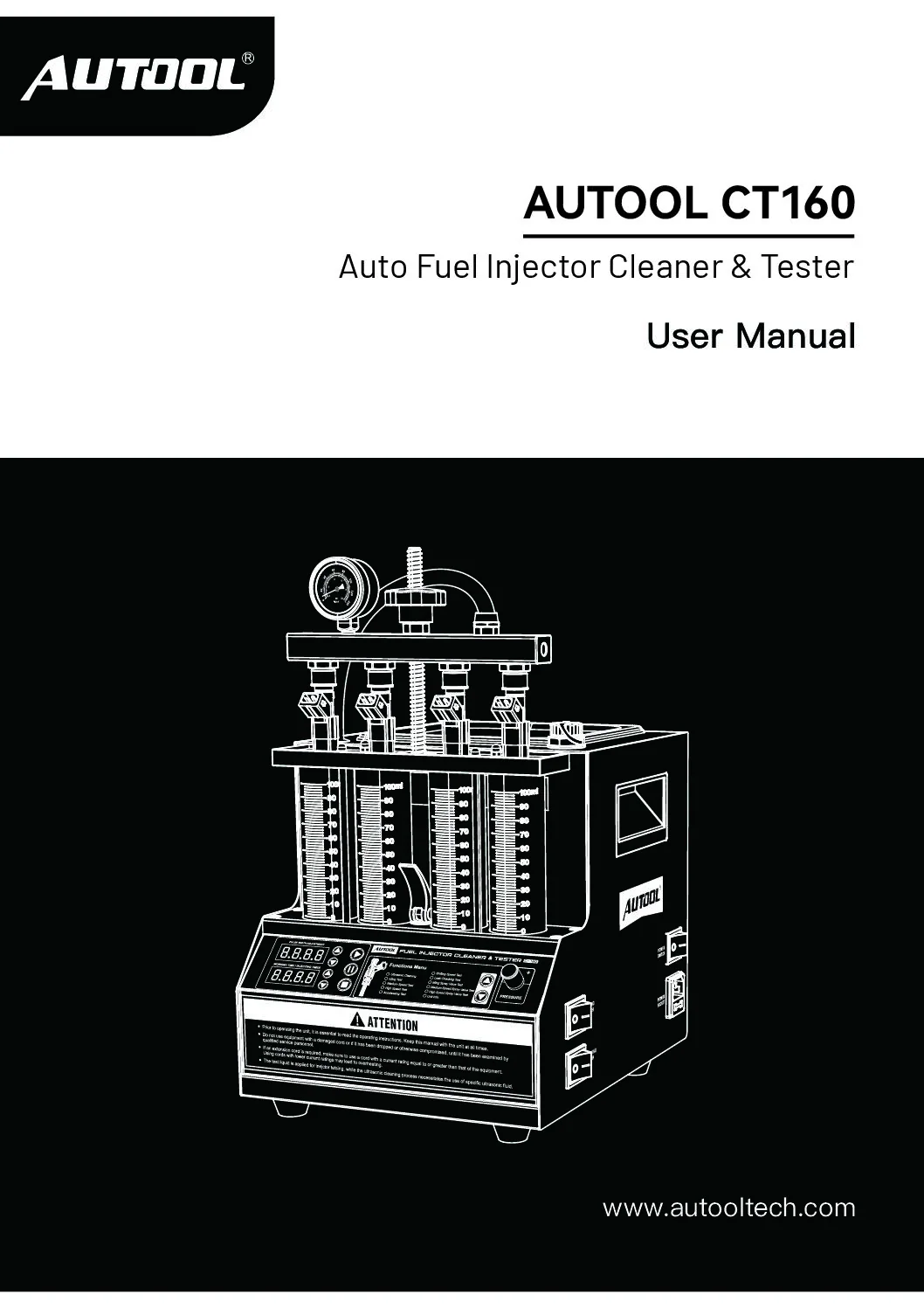 AUTOOL CT160 使用手冊封面
