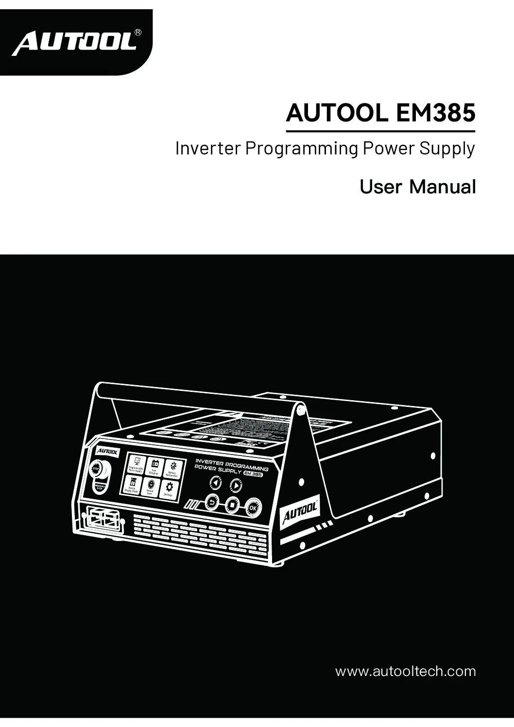 AUTOOL EM385 user manual cover