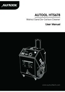AUTOOL HTS678 user manual cover