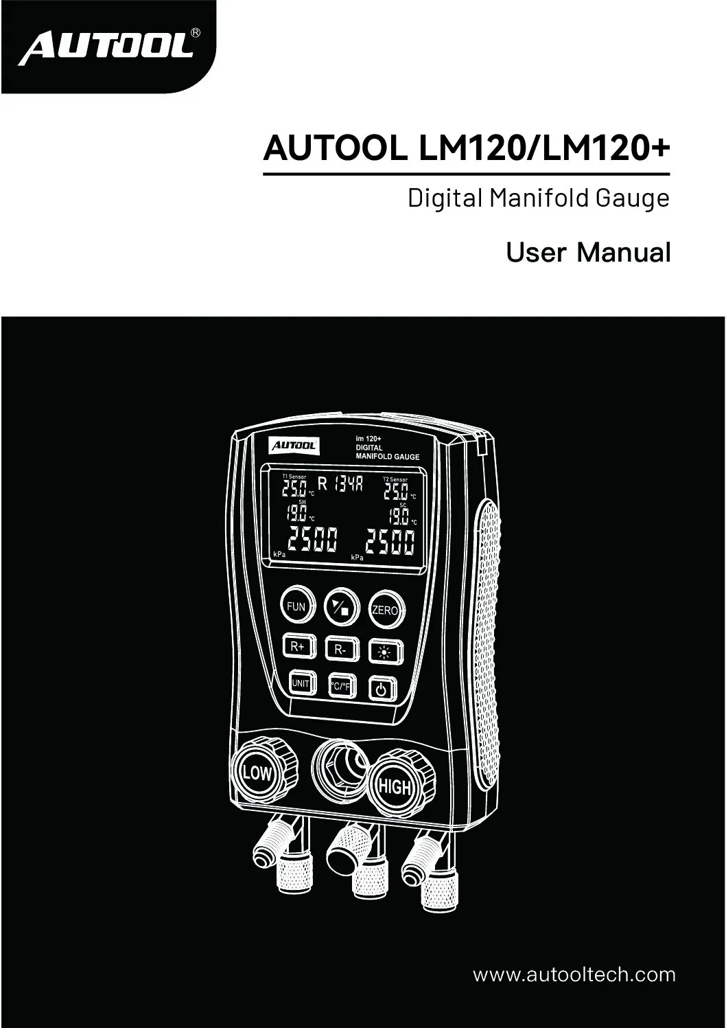 AUTOOL LM120/LM120+ user manual cover