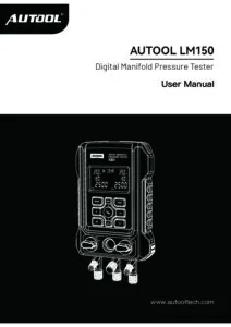 AUTOOL LM150 user manual cover
