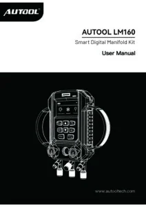 AUTOOL LM160 user manual cover