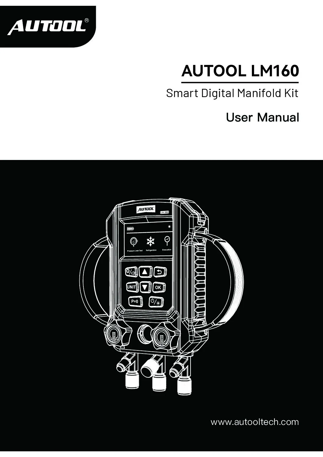 AUTOOL LM160 user manual cover