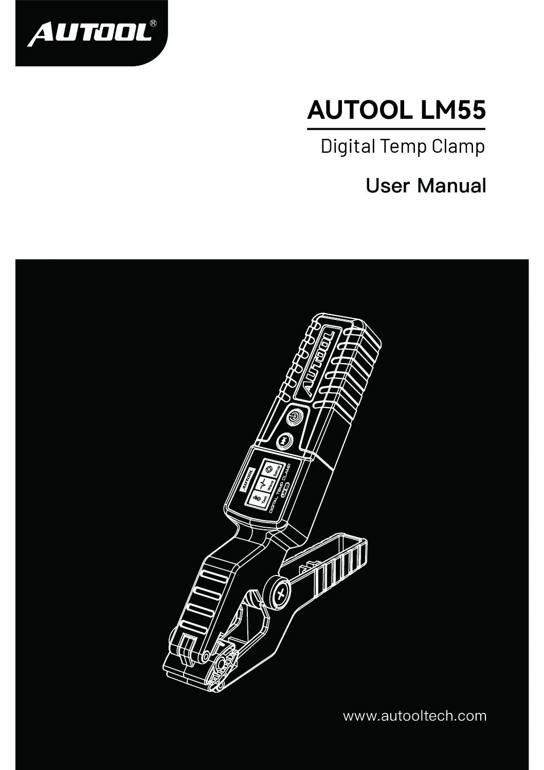 AUTOOL LM55 user manual cover
