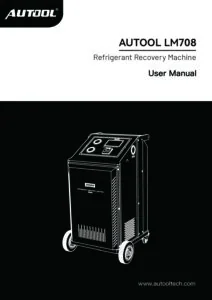 AUTOOL LM708 user manual cover