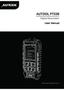 AUTOOL PT530 user manual cover