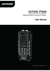 AUTOOL PT660 user manual cover
