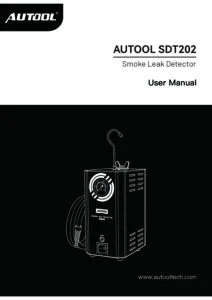 AUTOOL SDT202 user manual cover