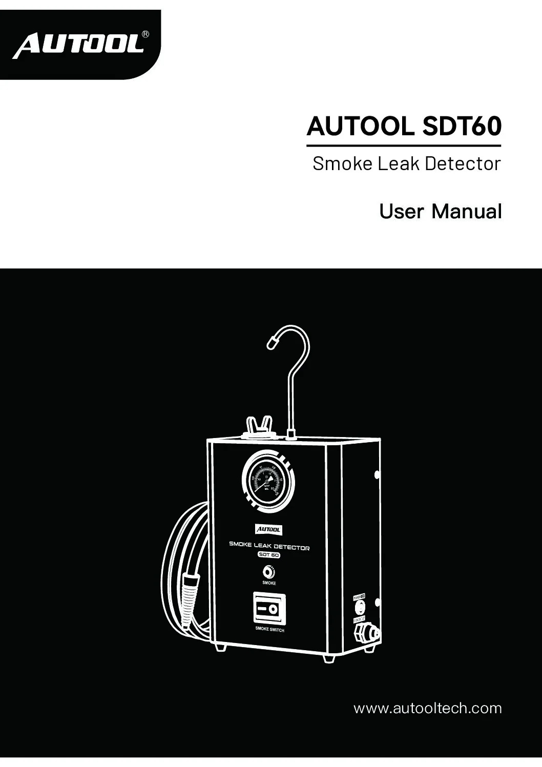 AUTOOL Обложка руководства пользователя SDT60