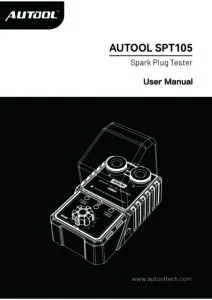 AUTOOL SPT105 user manual cover