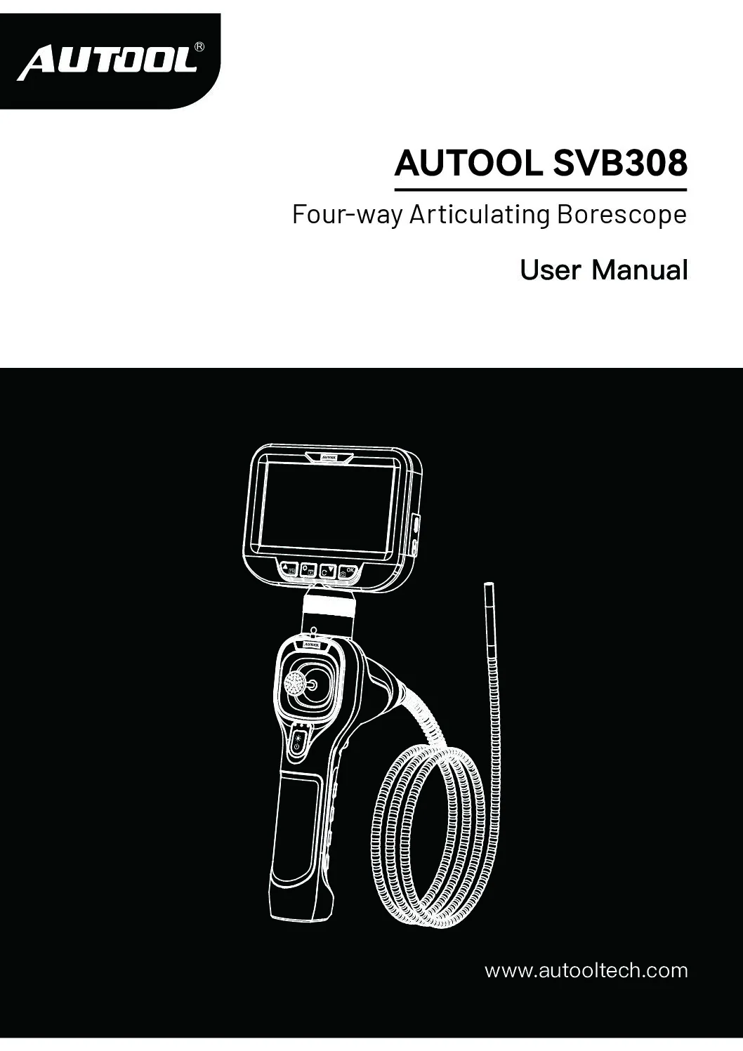 AUTOOL SVB308 user manual cover