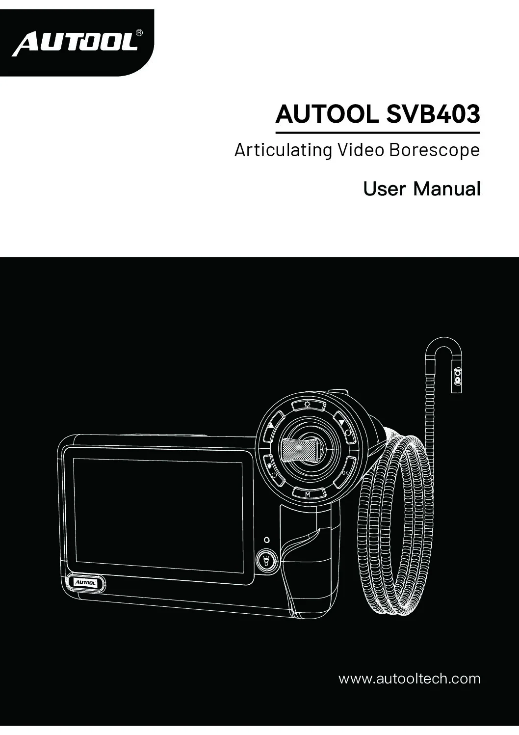 AUTOOL SVB403 user manual cover