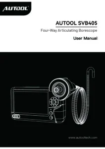 AUTOOL SVB405 user manual cover
