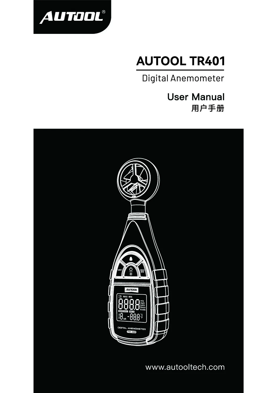AUTOOL TR401 user manual cover