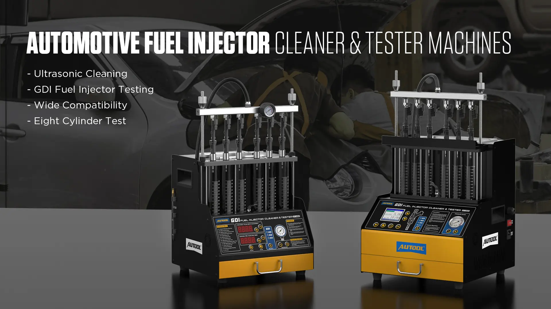 AUTOOL fuel injector testing and cleaning equipment